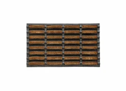 Deurmat Mudbuster 45x75cm - kokos - naturel & zwart