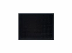 Deurmat rubber studmat 45x60cm - rubber - zwart