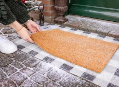 Deurmat 40x60cm - kokos - bruin