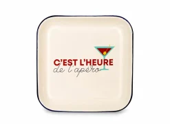 Dienblad C'est l'heure de l'apéro 30x30cm - kunststof - multicolor