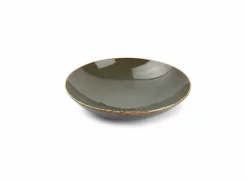 Salt & Pepper Diep bord Cirro  Ø21cm - porselein - groen