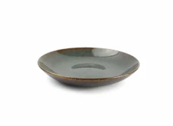 Salt & Pepper Diep bord Cirro  Ø26cm - porselein - groen