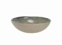 Cosy & Trendy Diep bord Oona Ø19cm - keramiek - zand & groen