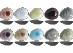 Cosy & Trendy Diep bord Streetfood festival 7,5x6,5cm - keramiek - multicolor