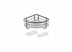 Doucherek Origin 21x38x13cm - metaal - zwart