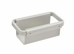 Zone Doucherek 22x11x9cm - aluminium - wit