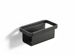 Zone Doucherek 22x11x9cm - aluminium - zwart