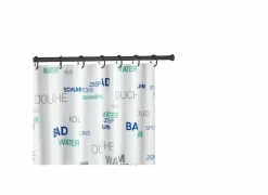 Douchestang 110/185cm zwart