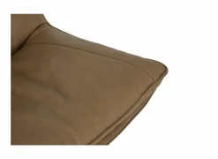 Draaifauteuil A8036 75x90x87cm - leder - cognac