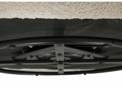 Draaifauteuil Alken 87x87x77cm - bouclé - beige