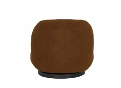 Draaifauteuil Criollo 91x95x71cm - bouclé - roestbruin