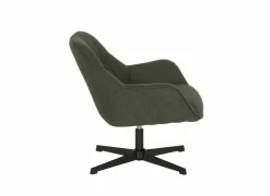 Draaifauteuil Grupetto 80,5x83x77cm - stof - groen