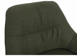 Draaifauteuil Grupetto 80,5x83x77cm - stof - groen