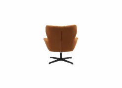 Draaifauteuil Hopi 80x83x88cm - stof - oranje