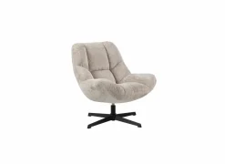 Draaifauteuil Iota 76x81x84cm - chenille - beige