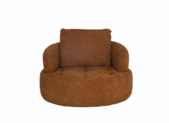 Draaifauteuil Lepanto stof - sunglow orange