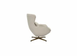 Draaifauteuil Moana 76x87,5x90cm - polyestervezel - beige