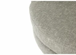 Draaifauteuil Nest 128x120x69cm - stof - beige/grijs