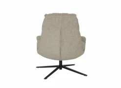 Draaifauteuil Pole Pole 82x92x100cm - stof - beige