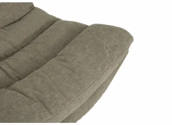 Draaifauteuil Pole Pole 82x92x100cm - stof - beige