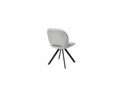 Draaistoel Adrian 60x58x86cm - polyester - wit