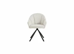 Draaistoel Alani 51,5x63x87cm - linnen - beige