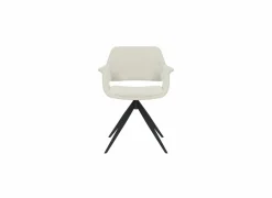 Draaistoel Commander 58x58x77,5cm - stof - cream