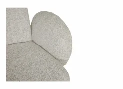 Draaistoel Josea 66x55x88cm - polyestervezel - beige