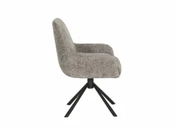 Draaistoel Jump 47x60x88cm - stof - grijs