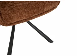 Draaistoel Jump 47x60x88cm - stof - oranje