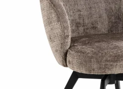 Draaistoel stof - bruin