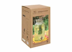 Drankdispenser Fuzy 6L - glas - transparant