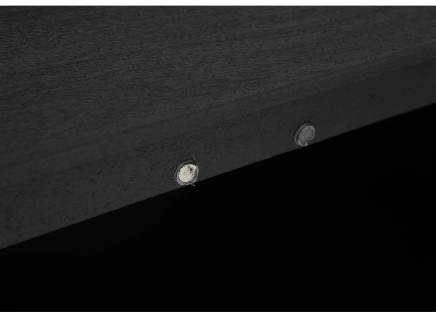 Dressoir Aquilano 225cm - acacia massief - zwart