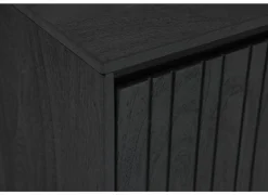 Dressoir Aquilano 225cm - acacia massief - zwart