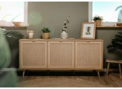 Dressoir Bali 150cm - melamine - sonoma eik