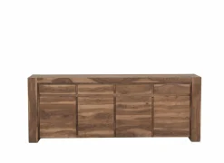 Dressoir Carbone  225cm - sheesham massief & decor - naturel