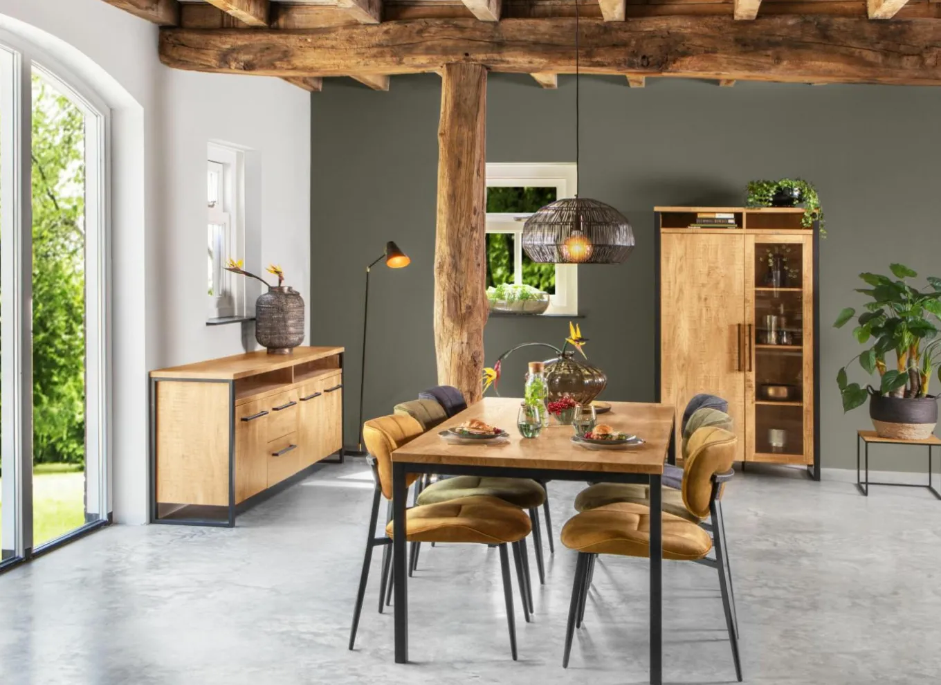 Dressoir Caribba 160cm - melamine - tropic