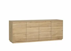 Dressoir Caviar 225cm - eik massief & decor - naturel