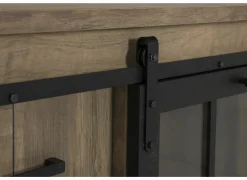 Dressoir 238cm - decor - old teak & matt black