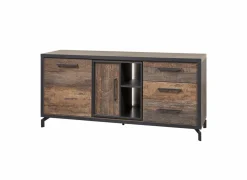 Dressoir 184cm - melamine - bruin