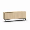 Dressoir 235cm - melamine - brushed sand oak nature