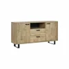 Dressoir Como 1 170cm - melamine - golden oak