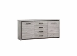 Dressoir Elias 201cm - decor - grijze eik