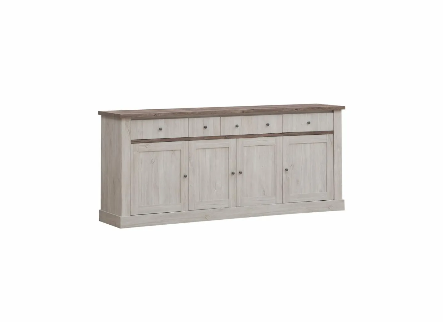 Dressoir Eline 220cm - decor - white oak & autumn oak