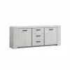 Dressoir Elvis 220cm - decor - white oak