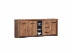 Dressoir Ensor 230cm - decor - acacia & black concrete