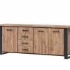 Dressoir Estrella 225cm - decor - industrial oak