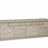 Dressoir Etna 250cm - decor - millenium eik & lichtgrijs
