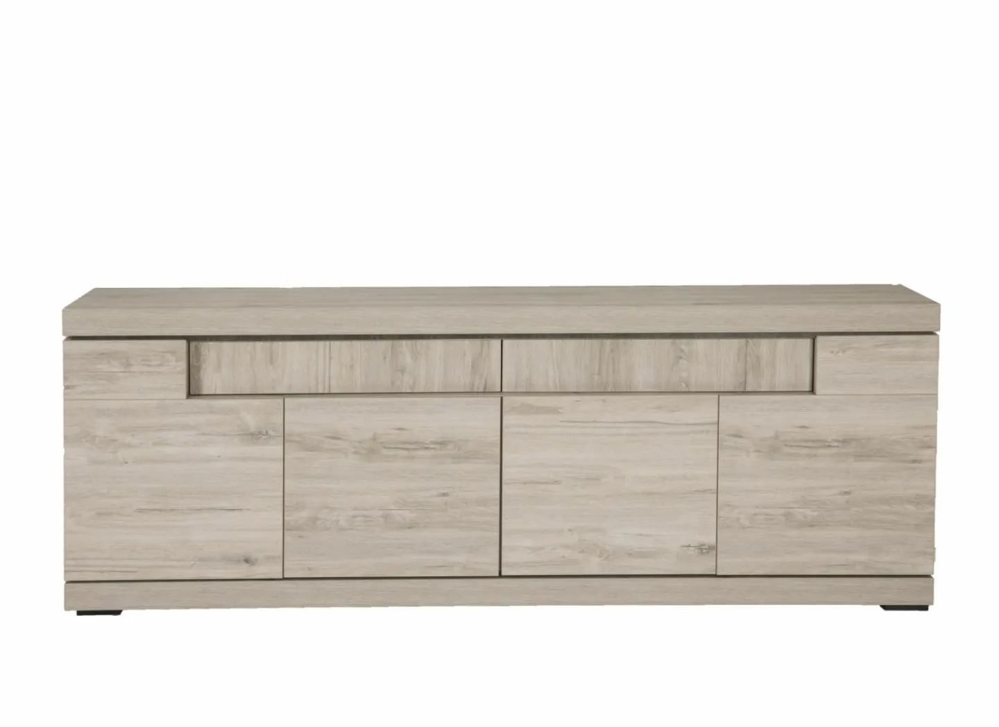 Dressoir Etna 250cm - decor - millenium eik & lichtgrijs