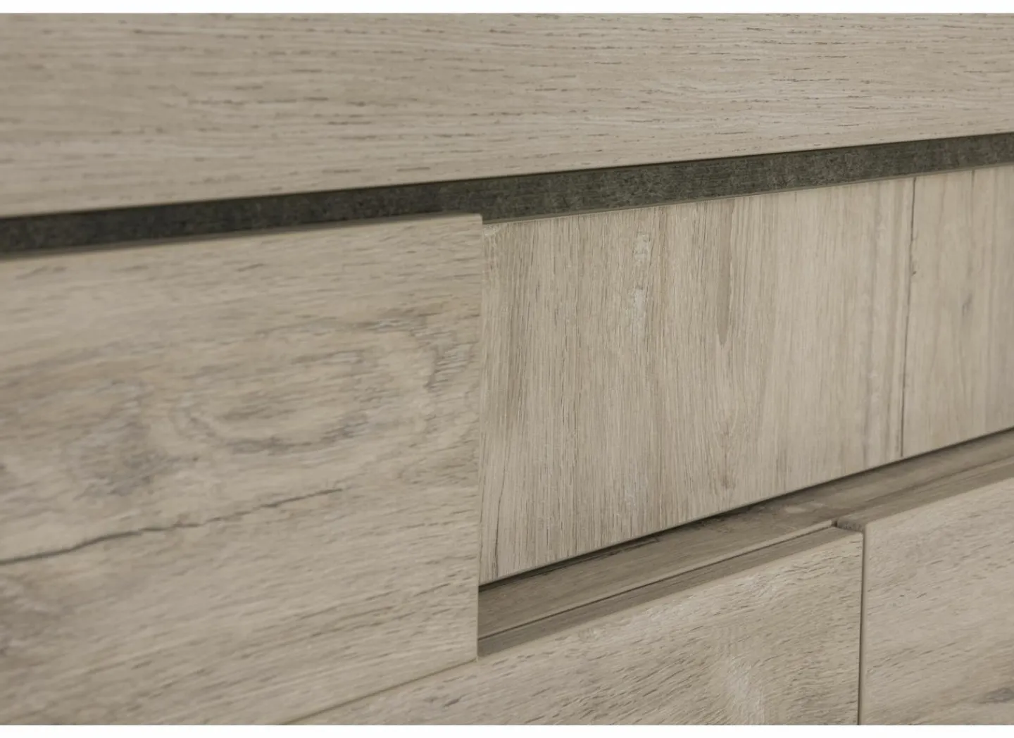 Dressoir Etna 250cm - decor - millenium eik & lichtgrijs